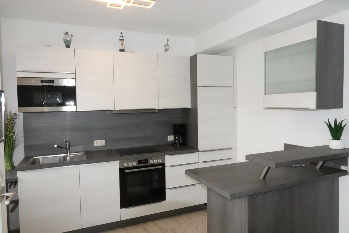 Küche in der Ferienwohnung Sophia