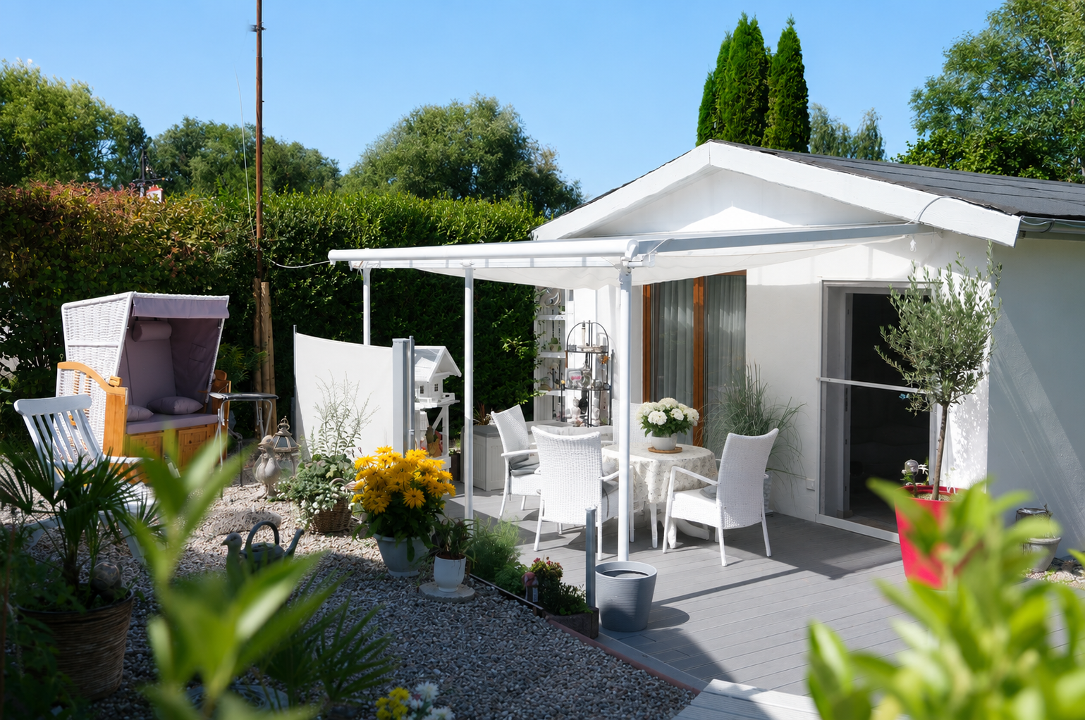 Ferienhäuschen Haus Oase mit eigener Terrasse